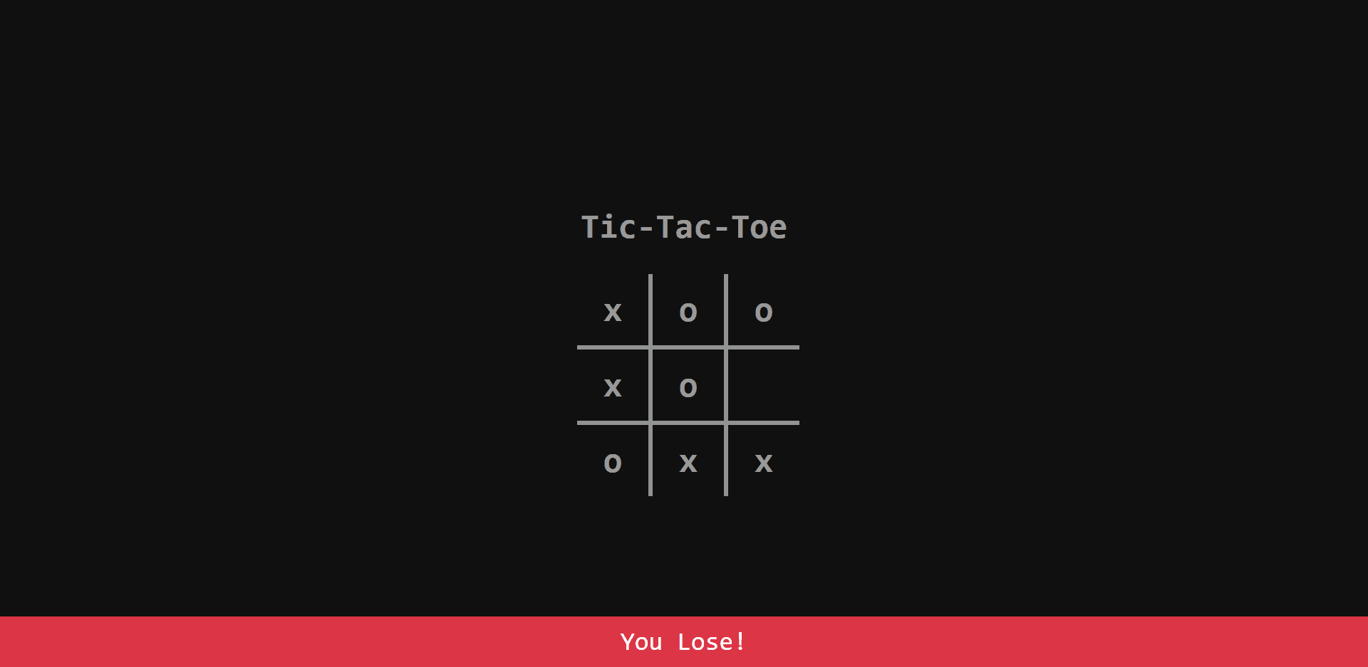 Tic-Tac-Toe AI Solver